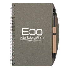 Load image into Gallery viewer, 5" x 7" Eco-Inspired Spiral Notebook &amp; Pen

