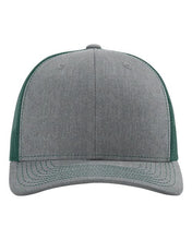 Load image into Gallery viewer, Heather Grey/ Dark Green — front
