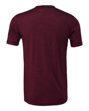 Load image into Gallery viewer, Solid Maroon Triblend — back

