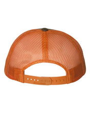 Load image into Gallery viewer, Dark Loden/ Jaffa Orange — back
