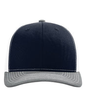 Load image into Gallery viewer, Navy/ White/ Heather Grey — front

