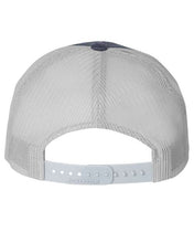 Load image into Gallery viewer, Heather Navy/ Light Grey — back
