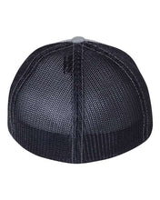 Load image into Gallery viewer, Heather Grey/ Navy — back
