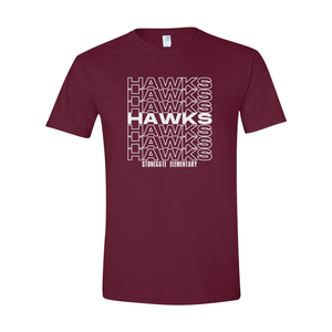 Stonegate 7 Stacked Hawks Graphic Tee