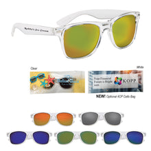 Load image into Gallery viewer, Crystalline Mirrored Malibu Sunglasses
