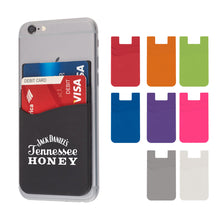 Load image into Gallery viewer, Dual Pocket Silicone Phone Wallet
