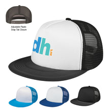Load image into Gallery viewer, FLAT BILL TRUCKER CAP
