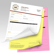 Load image into Gallery viewer, 3-part NCR Forms w Variable Numbering
