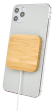 Load image into Gallery viewer, Good Value™ Bamboo Magnet-Hold 15W Wireless Charger

