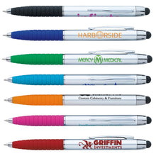 Load image into Gallery viewer, Good Value™ Silver Cool Grip Stylus RABS Pen
