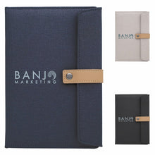 Load image into Gallery viewer, Good Value™ Two-Tone Journal with Leather Closure

