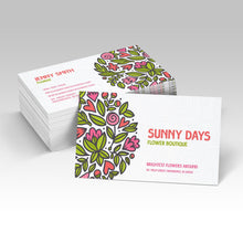 Load image into Gallery viewer, Linen Uncoated Business Cards
