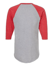 Load image into Gallery viewer, Heather Grey/ Heather Red — back · rembg

