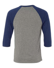Load image into Gallery viewer, Grey/ Navy Triblend — back · rembg
