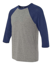 Load image into Gallery viewer, Grey/ Navy Triblend — side · rembg
