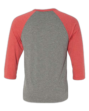 Load image into Gallery viewer, Grey/ Red Triblend — back · rembg
