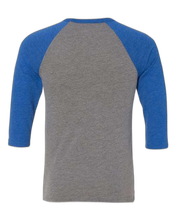 Load image into Gallery viewer, Grey/ True Royal Triblend — back · rembg
