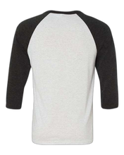 Load image into Gallery viewer, White Fleck/ Charcoal Triblend — back · rembg
