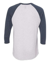 Load image into Gallery viewer, Indigo Sleeves/ Heather White Body — back · rembg
