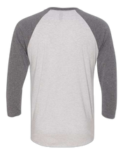 Load image into Gallery viewer, Premium Heather Sleeves/ Heather White Body — back · rembg

