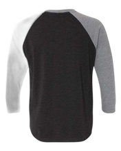 Load image into Gallery viewer, Premium Heather Sleeves/ Vintage Black Body — back · rembg
