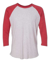 Load image into Gallery viewer, Vintage Red Sleeves/ Heather White Body — front · rembg
