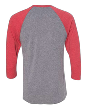 Load image into Gallery viewer, Vintage Red Sleeves/ Premium Heather Body — back · rembg
