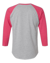 Load image into Gallery viewer, Vintage Heather/ Vintage Hot Pink — back · rembg
