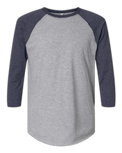 Load image into Gallery viewer, Vintage Heather/ Vintage Navy — front · rembg
