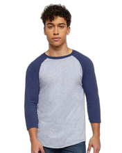 Load image into Gallery viewer, Vintage Heather/ Vintage True Navy — front · rembg
