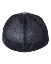 Load image into Gallery viewer, Heather Grey/ Navy — back · rembg
