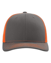 Load image into Gallery viewer, Charcoal/ Neon Orange — front · rembg
