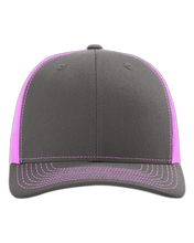 Load image into Gallery viewer, Charcoal/ Neon Pink — front · rembg
