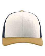 Load image into Gallery viewer, Cream/ Navy/ Amber Gold — front · rembg
