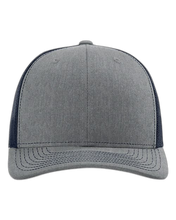 Load image into Gallery viewer, Heather Grey/ Navy — front · rembg
