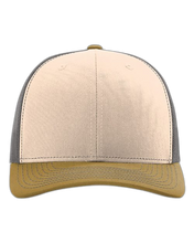 Load image into Gallery viewer, Mink Beige/ Charcoal/ Amber Gold — front · rembg
