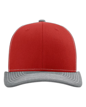 Load image into Gallery viewer, Red/ White/ Heather Grey — front · rembg
