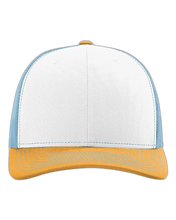 Load image into Gallery viewer, White/ Columbia Blue/ Yellow — front · rembg
