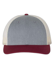 Load image into Gallery viewer, Heather Grey/ Birch/ Cardinal — front · rembg
