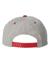 Load image into Gallery viewer, Heather Grey/ Red — back · rembg
