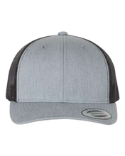 Load image into Gallery viewer, Heather Grey/ Black — front · rembg
