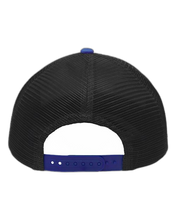 Load image into Gallery viewer, Heather Grey/ Charcoal/ Royal — back · rembg
