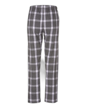 Load image into Gallery viewer, Charcoal Lavender Tomboy Plaid — back · rembg
