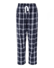 Load image into Gallery viewer, Navy/ Silver Plaid — front · rembg
