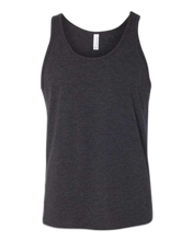 Load image into Gallery viewer, Charcoal Black Triblend/ Solid Black Triblend — front · rembg
