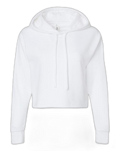 Load image into Gallery viewer, Next Level 9384 — Women's Laguna Sueded Raw Edge Crop Hoodie Sweatshirt
