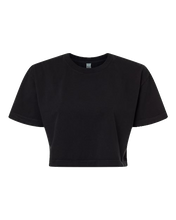 Load image into Gallery viewer, American Apparel 1302GD — Women's Heavyweight Cotton Garment-Dyed Boxy Cropped Tee
