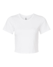 Load image into Gallery viewer, American Apparel BR210 — Women's Baby Rib Fitted Cropped Tee
