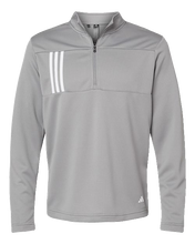 Load image into Gallery viewer, Adidas A482 — Men's 3-Stripes Double-Knit Quarter-Zip Pullover
