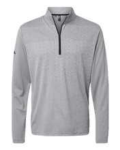 Load image into Gallery viewer, Adidas A522 — Men's Ultimate365 Heather Block Print Quarter-Zip Pullover
